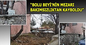 Mezar kayboldu, sadece mezar taşı kaldı