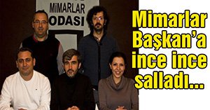 Mimarlardan Başkan Yılmaz'a yumuşak yanıt...