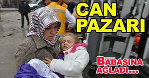 Minik Hasret'in gözyaşları