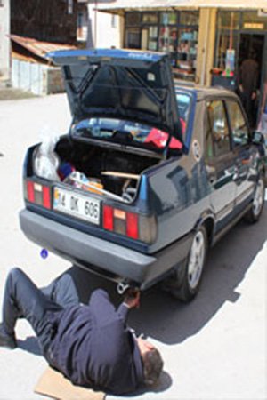 Mudurnu'da araçlarda yaz bakımları başladı