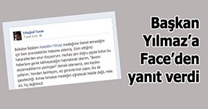 O gazeteci Facebook'tan cevap verdi.
