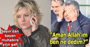 Ömer Sayın'dan büyük gaf...