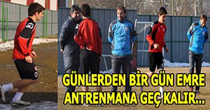 Özcan Kızıltan'dan Emre'ye şaka