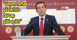 Özcan kürsüden AKP'li vekillere verdi veriştirdi