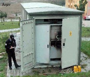 Patlayan trafo korku dolu anlar yaşattı!