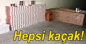 Polisten kaçara sigara operasyonu!