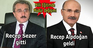 Recep Sezer'in tayini çıktı