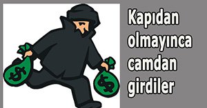 Restorana giren hırsızlar bin 500 TL para çaldılar