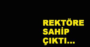 Sadece o sahip çıktı...