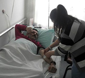 Sanatçı Ramazan Çelik, yorgan döşşek