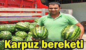 Sıcak havaların vazgeçilmezi karpuzlar yok satıyor...