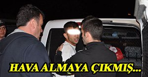 Suçüstü yakalandı...