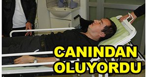 Talihsiz sürücü canından oluyordu
