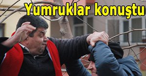 Taraftar yumruklayan yönetici...