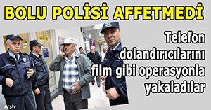 Telefon dolandırıcıları tuzağa düşürüldü