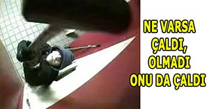 Uyanık hırsız iz bırakmadı...