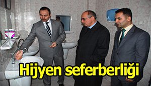 Vali hijyen incelemesi yaptı