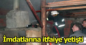 Vatandaşların imdadına itfaiye yetişti