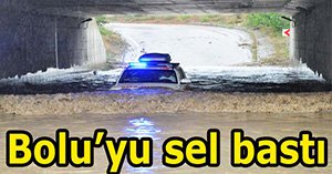 Yağmur ve fırtına Bolu'yu yıktı...
