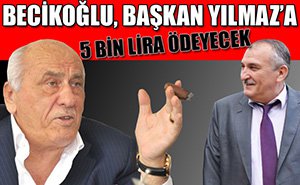 Yılmaz Becikoğlu tazminat ödeyecek...