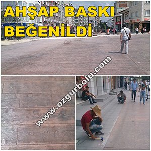 AHŞAP BASKI BEĞENİLDİ