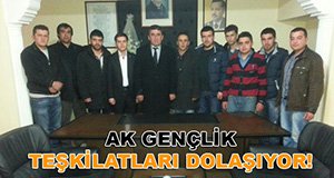 AK Gençlik teşkilatları dolaşıyor!