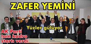 AK PARTİ'DE BİRLİK YEMİNİ
