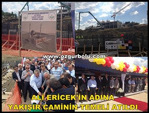 ALİ ERİCEK'TEN ÜNİVERSİTEYE MUHTEŞEM CAMİ