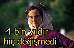 Anadolu Kadını 4 bin yıldır örtünüyor