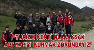 Başkan doğa yürüyüşünde