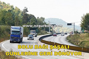 BOLU DAĞI ŞAŞALI GÜNLERİNE GERİ DÖNÜYOR