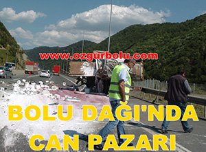 BOLU DAĞI'NDA CAN PAZARI