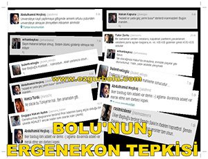 BOLU'NUN, ERGENEKON'A TEPKİSİ