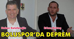 BOLUSPOR'DA YİNE İSTİFA!