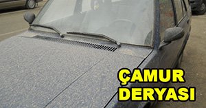 Bolu'ya çamur yağdı