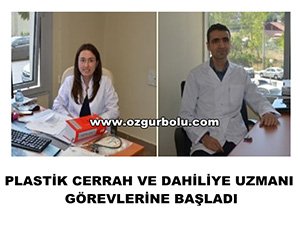 DEVLET HASTANESİNİN YENİ DOKTORLARI GÖREVLERİNE BAŞLADI