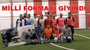 FEHMİ KÜPÇÜ MİLLİ FORMAYI GİYİNDİ