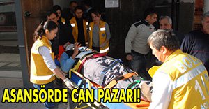 GENÇ İŞÇİ ASANSÖR BOŞLUĞUNA DÜŞTÜ!