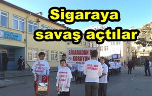 Gerede'de sigara karşıtlığı projesi ilgi görüyor