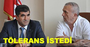 İnceayan taraftar için tölerans istedi