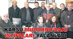 KARSU İSTİFALARI KAPATMAYA ÇALIŞIYOR...