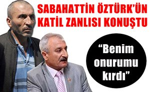 Katil zanlısı konuştu