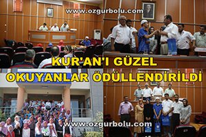 KUR'AN'I GÜZEL OKUYANLARA ALTIN