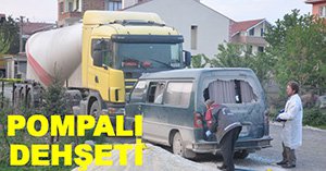 Mahalleye pompalı tüfekle girdiler