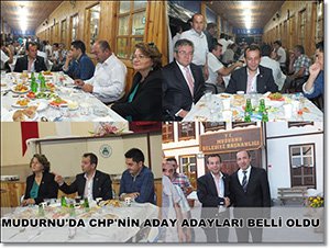 MUDURNU'DA CHP'NİN ADAY ADAYLARI BELLİ OLDU