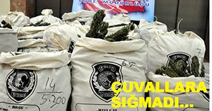 Narkotik köpeği "Sezar" yine yakaladı!