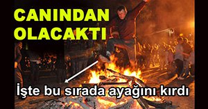 Nevruz ateşinde yanıyordu