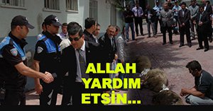 Polislere kurban kesti