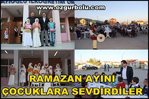 RAMAZAN AYINI ÇOCUKLARA SEVDİRDİLER