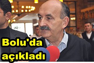 Sağlık Bakanı Bolu'dan açıkladı